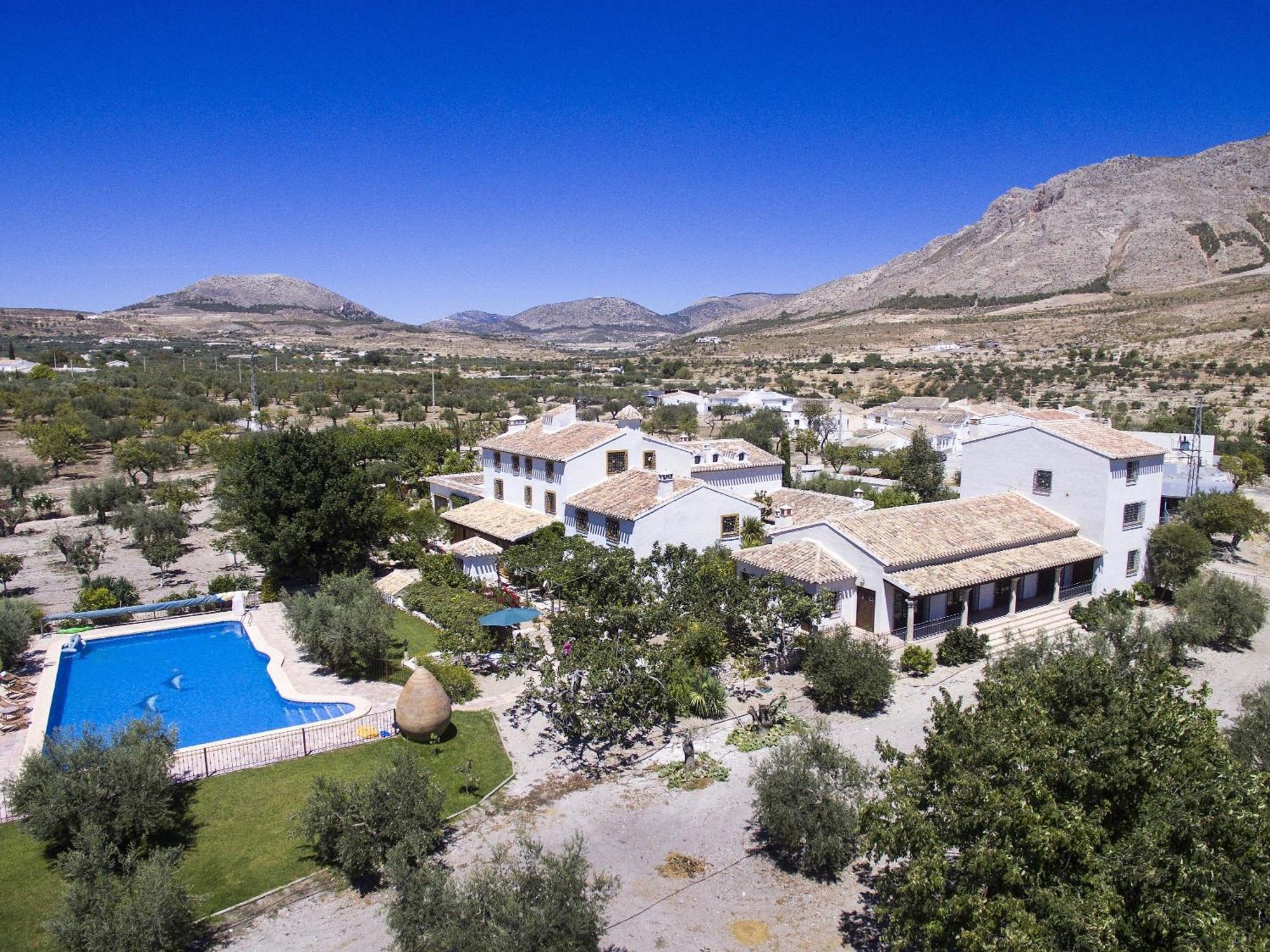 Desconexión entre olivos centenarios Villa Vélez Blanco Exterior foto